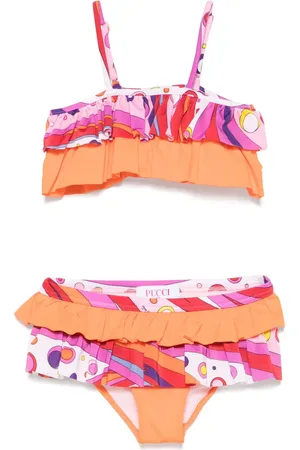 PUCCI Junior Printed bikini set