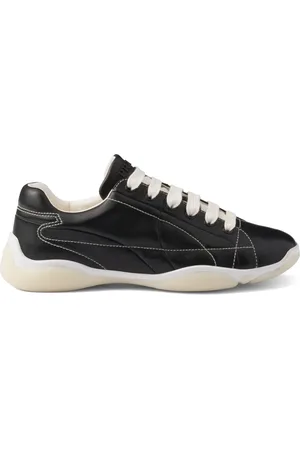Prada Lace-up leather sneakers