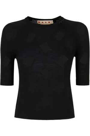 Marni Short-sleeve textured top