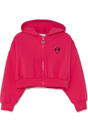Pinko Love Birds-appliqué hoodie