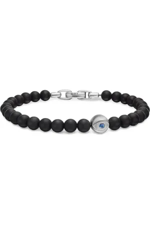 David Yurman Sterling Spiritual Beads Evil Eye bracelet (6mm)