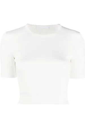Helmut Lang Ribbed cropped top