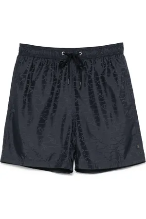 Paul & Shark Shark-motif swim shorts