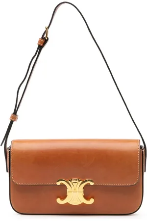 Céline 2021 Triomphe Leather Claude shoulder bag