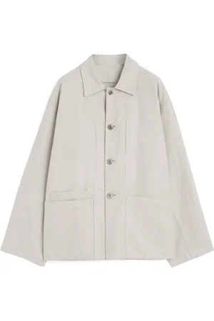 LEMAIRE Spread-collar shirt jacket