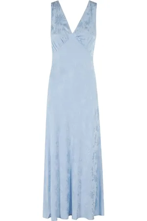 RIXO London Daisy Jacquard midi dress
