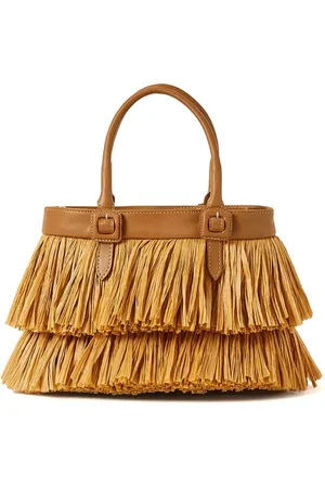 Lenny Niemeyer Fringed raffia two-way handbag