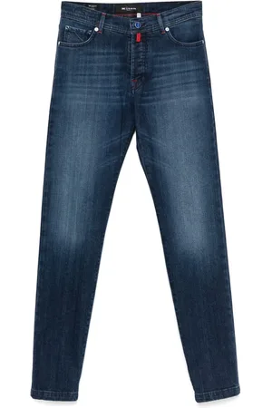 Kiton Mid-wash jeans