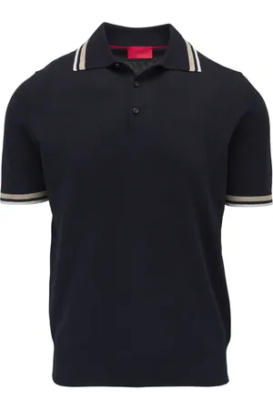 ISAIA Contrast-trim polo shirt