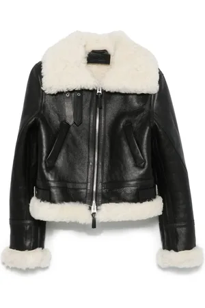 Kenzo Shearling-trim jacket