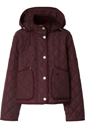 Burberry Quilted hooded jacket