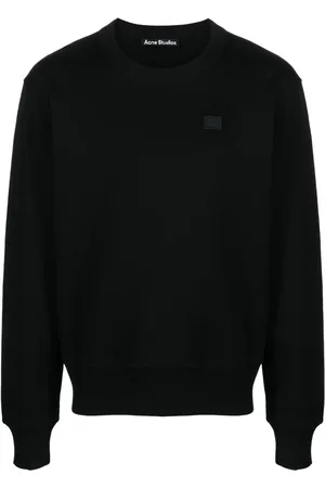 Acne Studios Logo-appliqué jersey sweatshirt