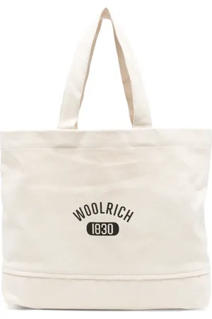 Woolrich Logo-print canvas tote bag