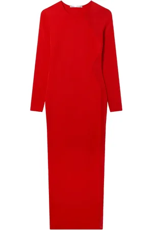 Stella McCartney Lace-panel midi dress