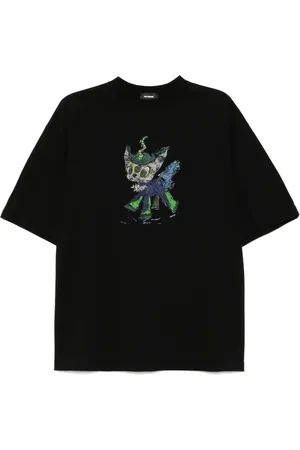 We11 Done Jeff monster drawing T-shirt