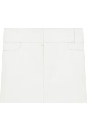 Courrèges Belted mini skirt
