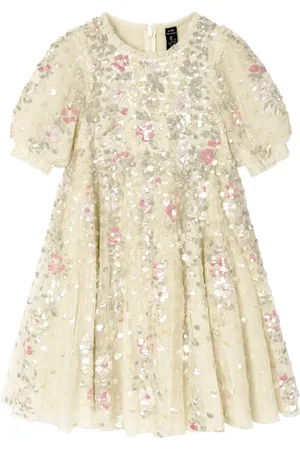 Needle & Thread Sequin-embellished dress