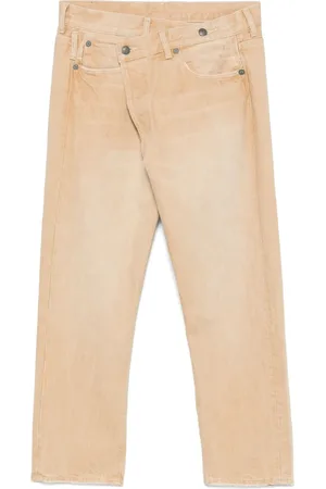 R13 Crossover straight-leg jeans