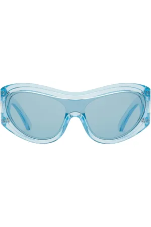 Burberry Shield-frame cut out-detail sunglasses