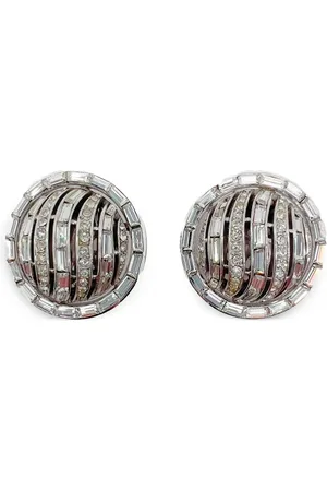 JENNIFER GIBSON JEWELLERY 1940s Trifari earrings