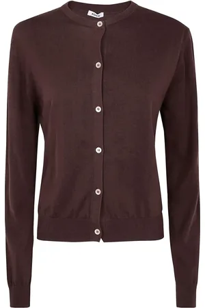 Aspesi Crew-neck cotton cardigan