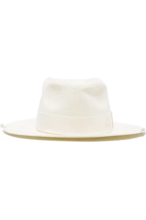 Ruslan Baginskiy Pearl strap fedora hat