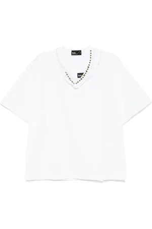 Kolor Contrasting collar t-shirt
