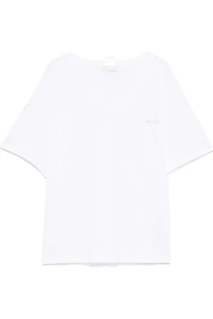 Liu Jo Embellished-logo T-shirt