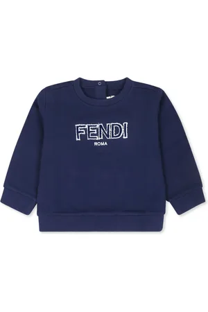 Fendi Logo-print cotton sweater