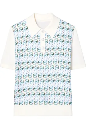 Tory Burch T Monogram polo top