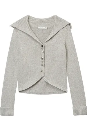 B+AB Wide-lapel cardigan