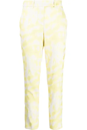Paule Ka Jacquard watercolour straight-leg trousers