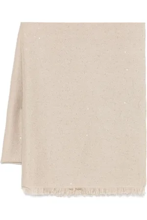 Brunello Cucinelli Sequin-embellished scarf