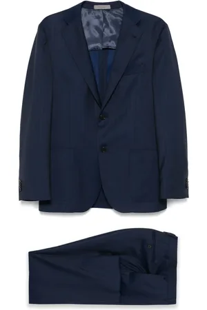 corneliani Stripe-jacquard suit