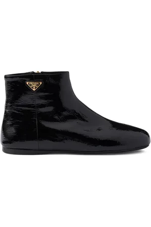 Prada Patent-leather ankle boots