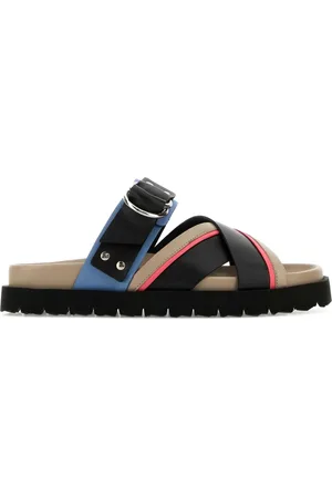 Pierre Hardy Leather Cross Rider sandals