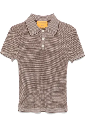 Guest In Residence Shrunken polo top