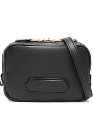 Tom Ford Small leather messenger bag