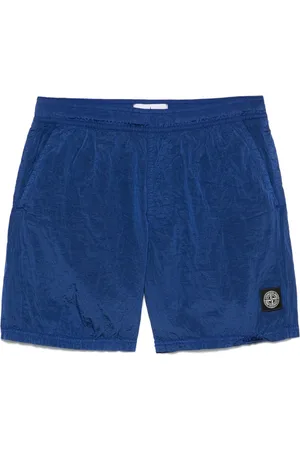 Stone Island Compass-patch swim shorts