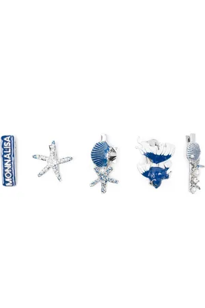 MONNALISA Starfish-embellished hair clips