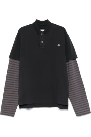 ERL Striped-sleeves polo shirt