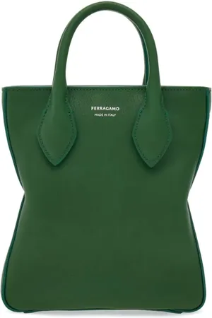 Salvatore Ferragamo Logo-stamp tote bag
