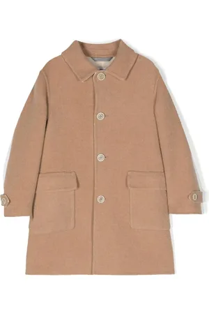 ELEVENTY Single-breasted wool-cashmere coat