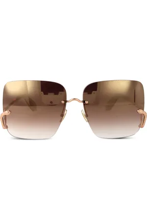 Roberto Cavalli Snakeskin-effect sunglasses