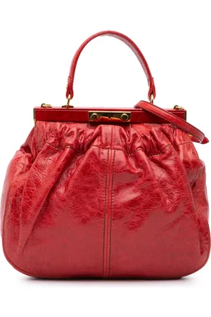 Miu Miu 2010s Nappa Frame Lux Top Handle satchel