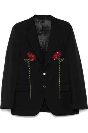 Simone Rocha Double-carnation-embellished blazer