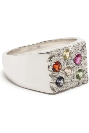Bleue Burnham Rose Garden sapphire signet ring