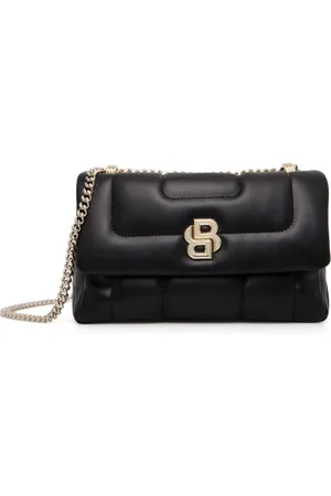 HUGO BOSS Monogram plaque shoulder bag