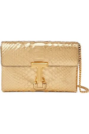 Tom Ford Mini Monarch python-embossed tote bag