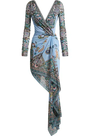 Etro Asymmetric mini dress